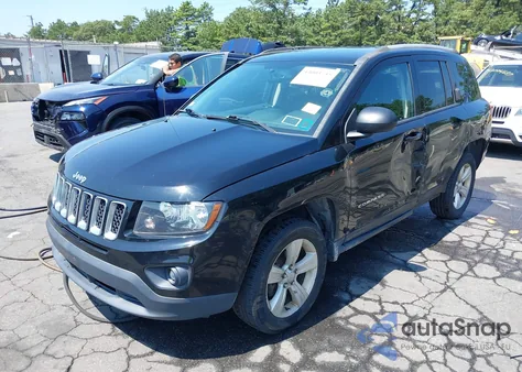 2016 Jeep Compass Sport из США, поврежденный, VIN 1C4NJDBB7GD780624